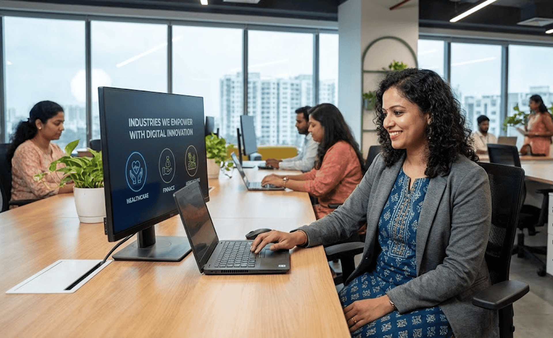 Website design illustration