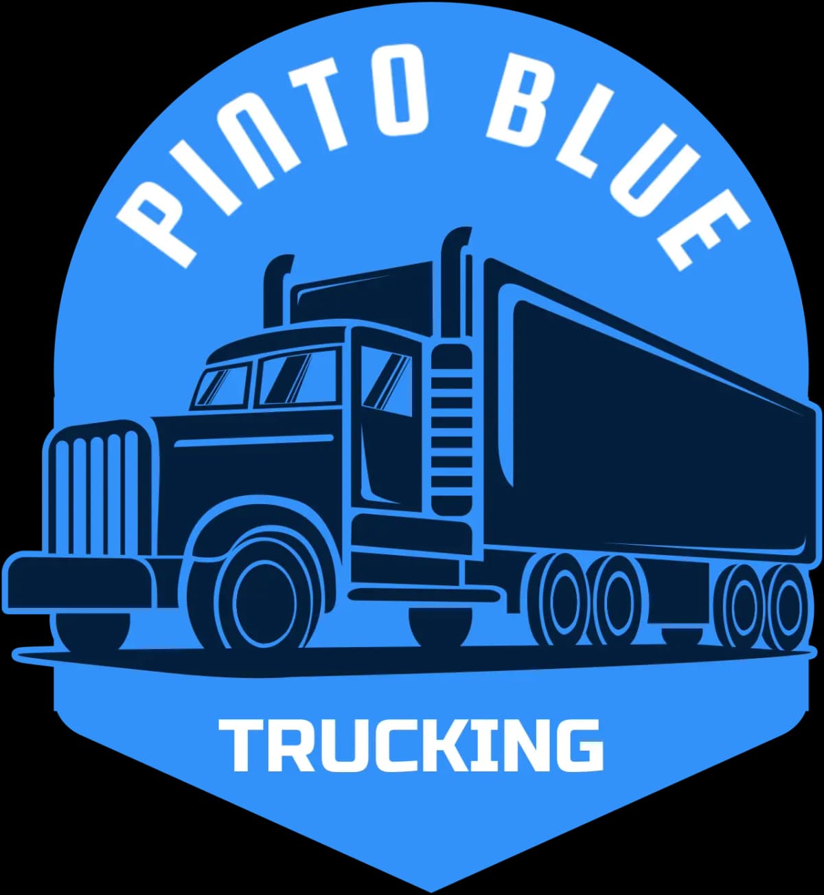 Pinto Blue Trucking logo