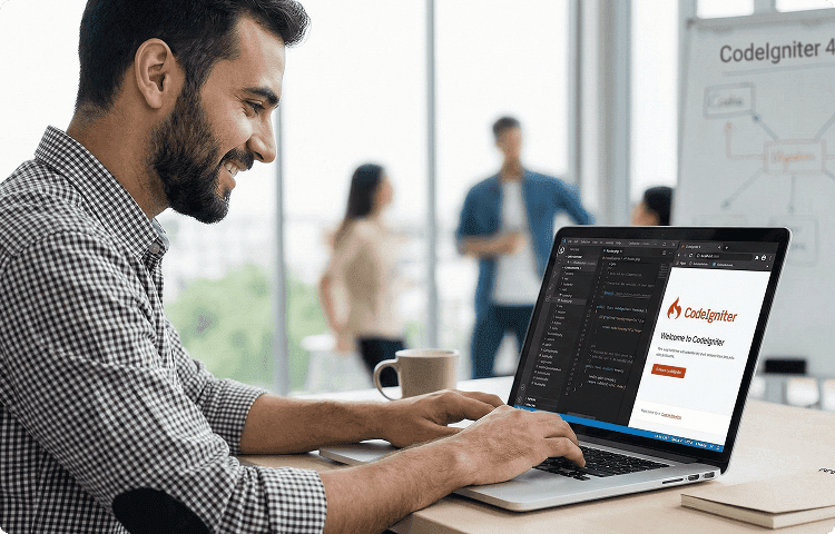 Hire CodeIgniter Developers illustration