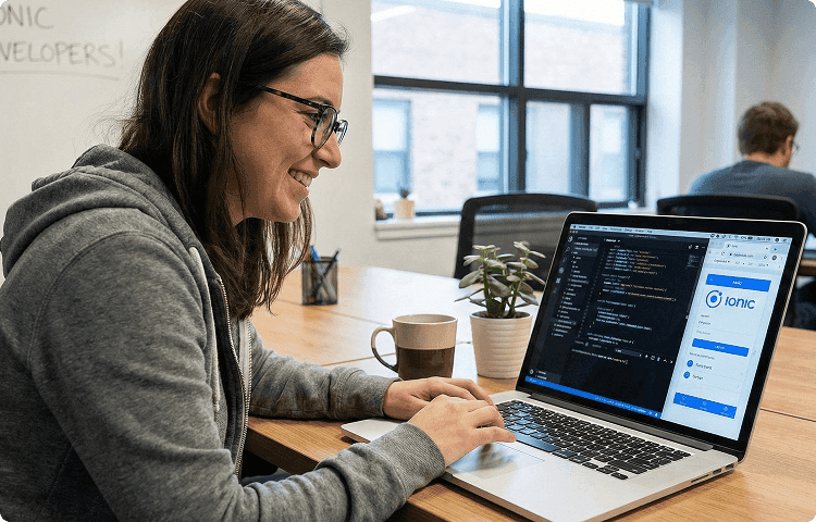Hire Ionic Developers illustration