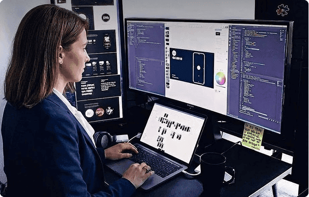 Team collaborating quickly