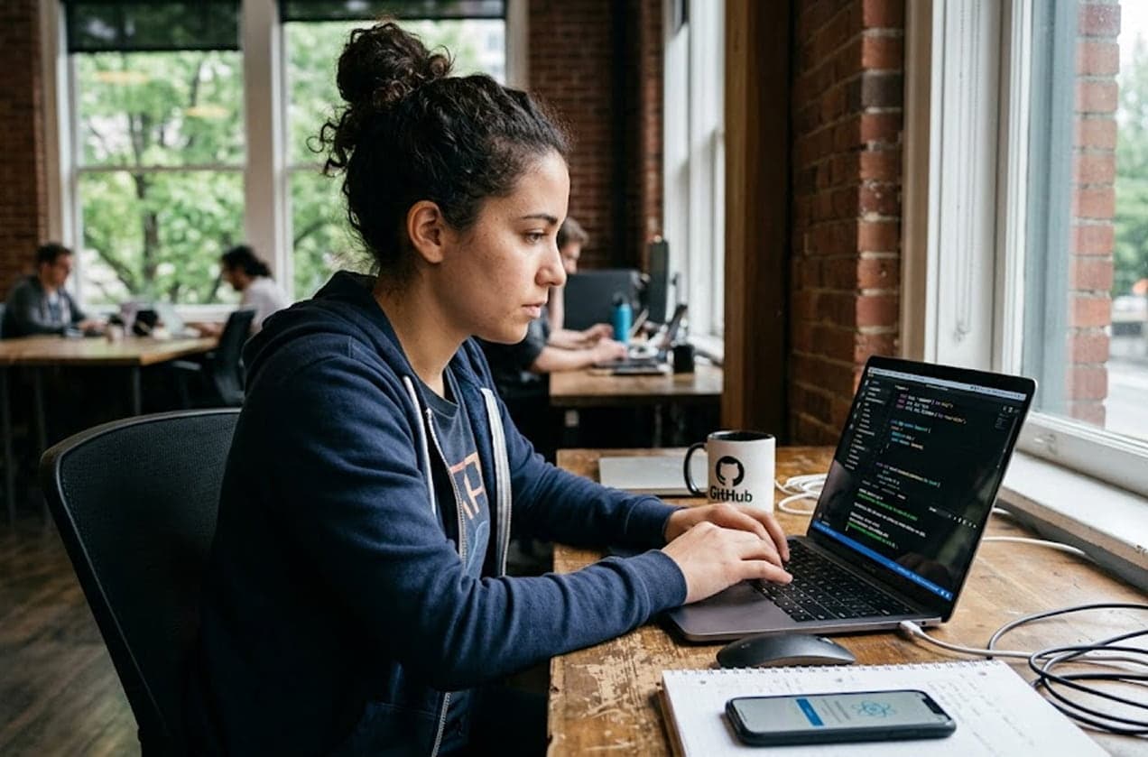 React Native Development Illustration