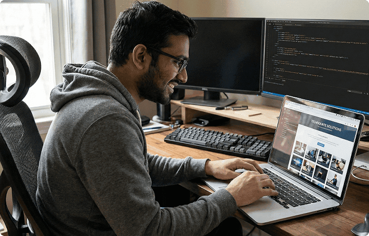 Hire Web Developers illustration