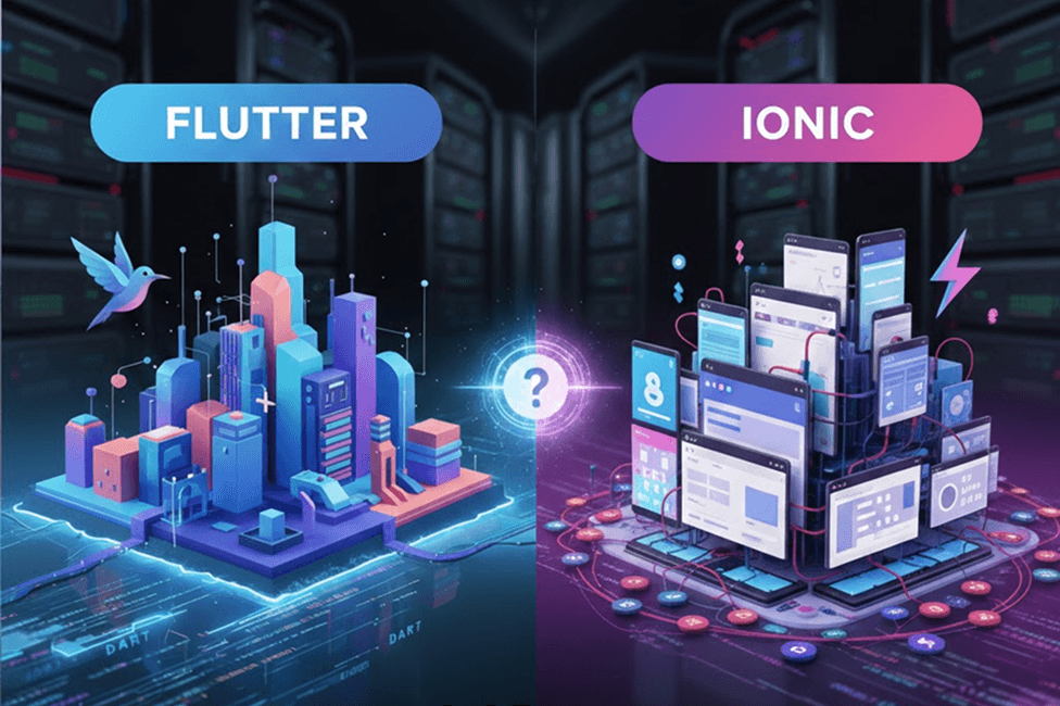Flutter vs Ionic: A Comparison Between Both