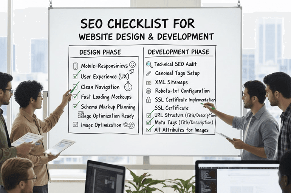 6 Critical SEO Checklist Items For Website Design And Development