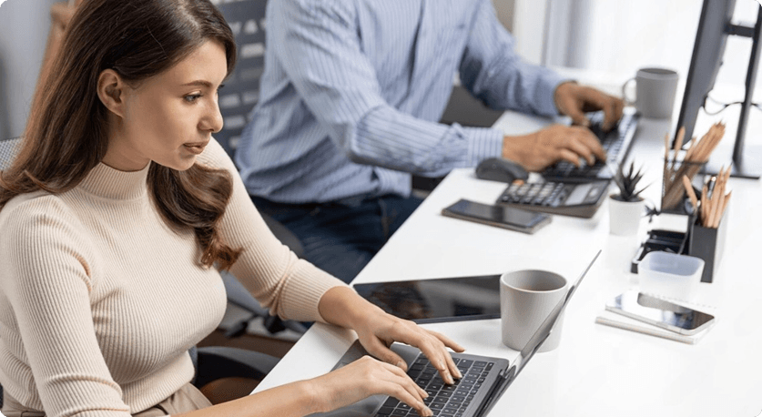 Working Woman Coding