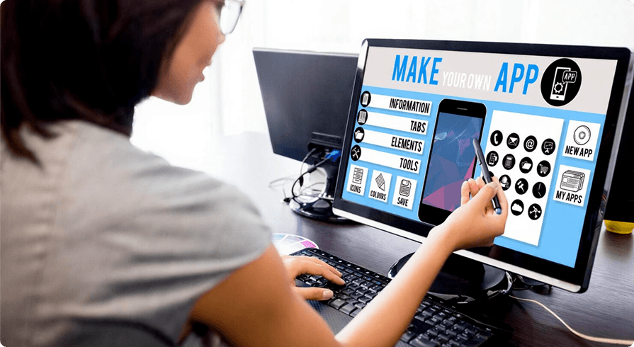 Website design illustration