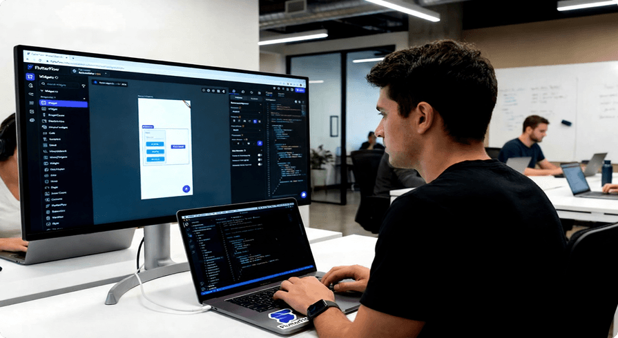 Working Woman Coding
