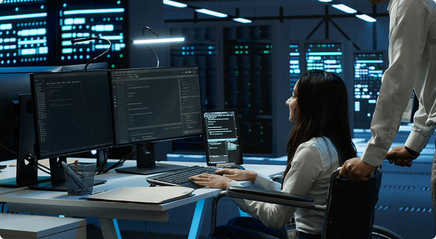 Website design illustration