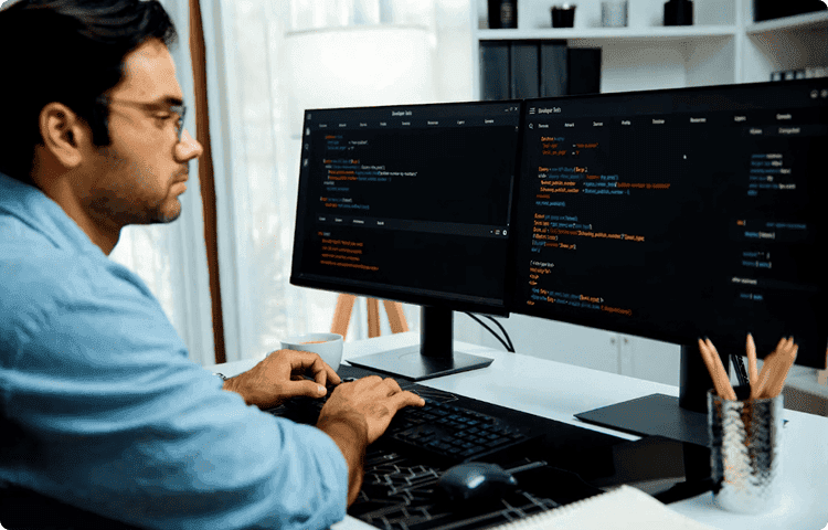 Hire Full Stack Developers illustration