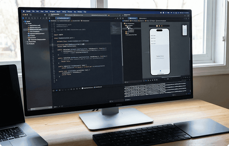 Hire iOS Developers illustration