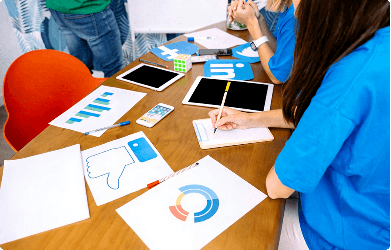 Website design illustration