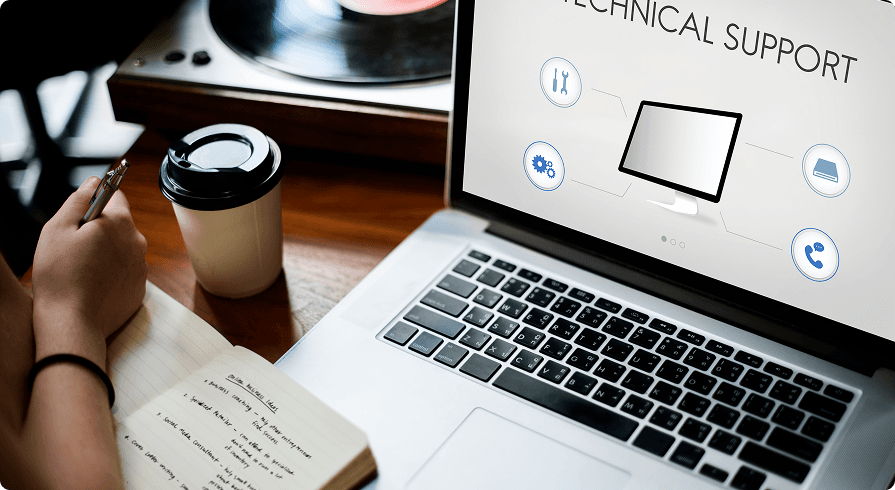 Website design illustration