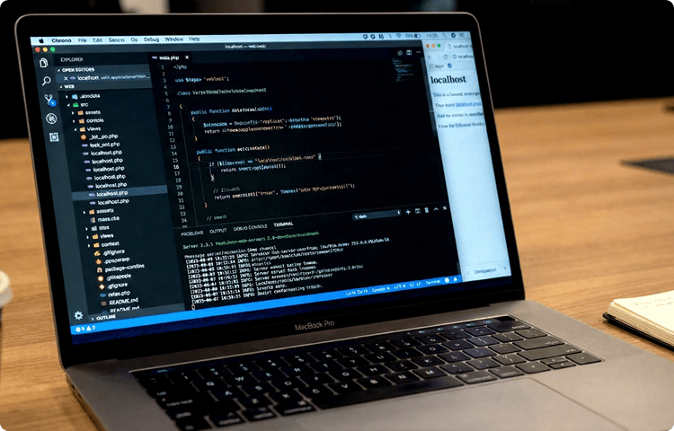 Website design illustration