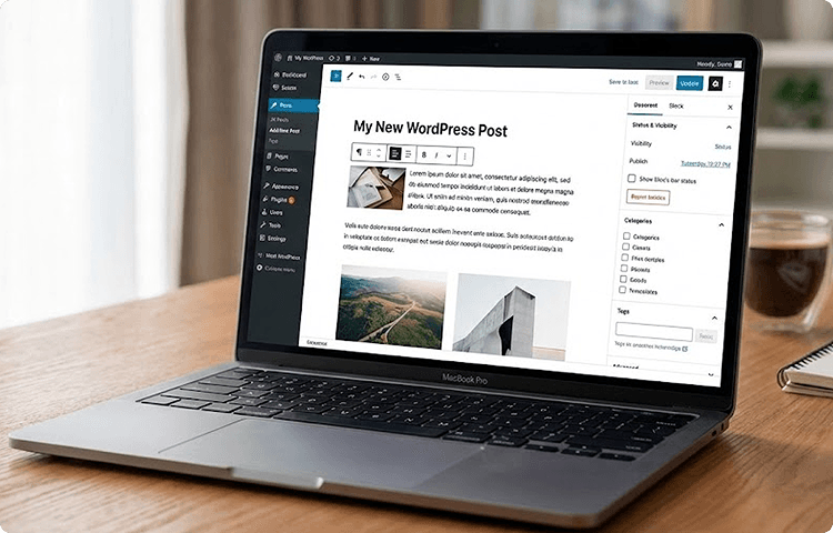 Website design illustration